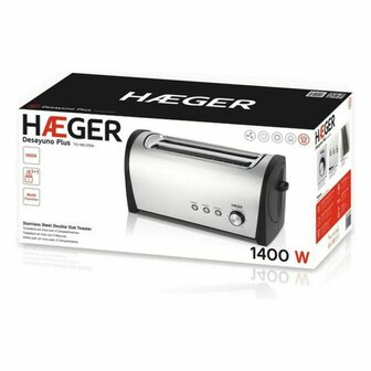 Broodrooster Haeger TO-14D.010A 1400 W Grijs 2