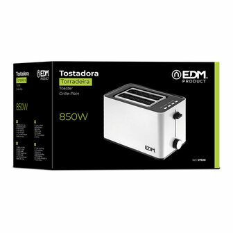 Broodrooster EDM 07638 White Design 850 W 2