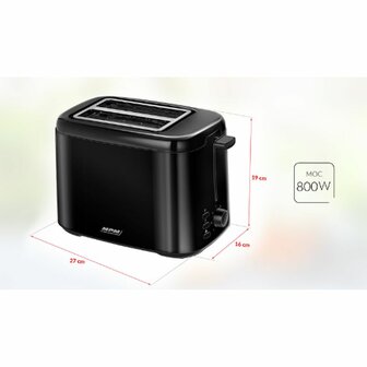 Broodrooster Mpm MTO-07/C 800 W 4