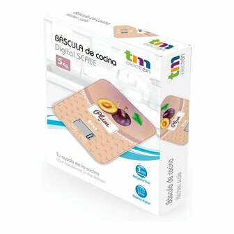 Keukenweegschaal TM Electron Eco Plum 5 kg 5
