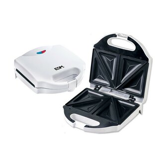 Tosti-ijzer EDM 07666 Wit 750 W 1