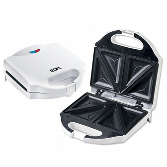 Tosti-ijzer EDM 07666 Wit 750 W 3
