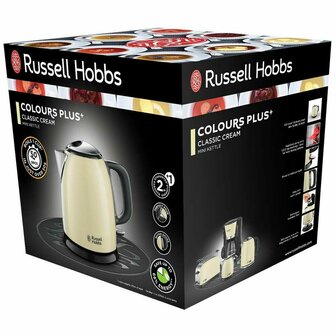 Waterkoker met ledverlichting Russell Hobbs 24994-70 Cr&egrave;me 2400 W (1 L) 2