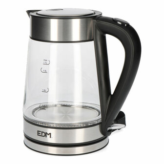 Waterkoker met ledverlichting EDM 1850-2200 W Kristal 1,7 L 2