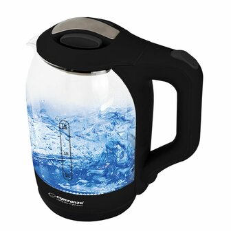 Waterkoker Esperanza EKK025K  Zwart Multicolour Glas Plastic 1500 W 1,7 L 1