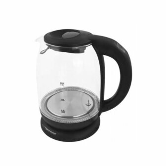 Waterkoker Esperanza EKK027 Zwart Glas Plastic 2200 W 1,7 L 1