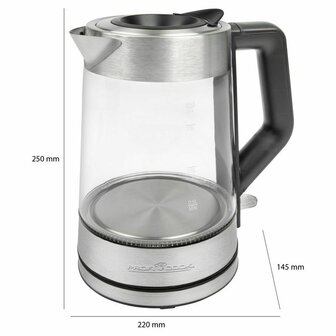 Waterkoker Proficook PC-WKS 1190 G Zilverkleurig 2200 W 1,7 L 4