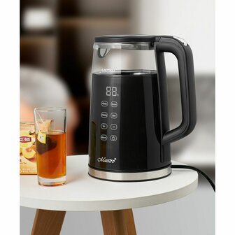 Waterkoker Feel Maestro MR-049 Zwart Transparant Kristal Borosilicaatglas 2200 W 1,7 L 4
