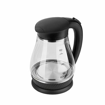 Waterkoker Adler AD 1274 Zwart Glas 2200 W 1,7 L 1