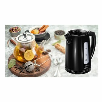 Waterkoker Mpm MCZ-112 Zwart Roestvrij staal 2200 W 1,7 L 2