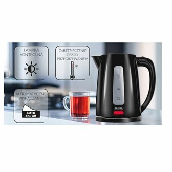 Waterkoker Mpm MCZ-112 Zwart Roestvrij staal 2200 W 1,7 L 3