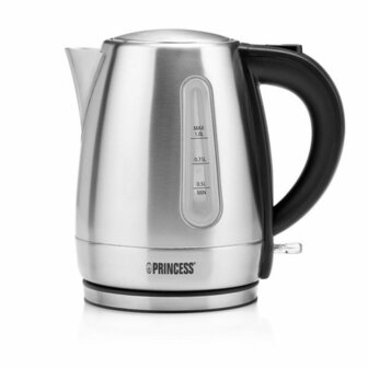 Waterkoker Princess 01.236023.01.001 1 L 2200W Grijs Zwart/Zilverkleurig Roestvrij staal Plastic 2200 W 1 L 2