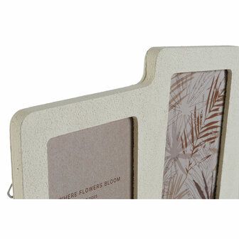 Fotolijsten Home ESPRIT Beige Kristal Hout MDF Scandinavisch 50 X 2 X 22 cm 2