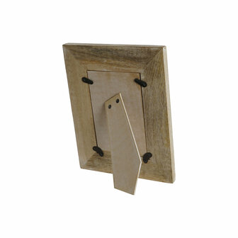 Fotolijsten Home ESPRIT Wit Mangohout Modern 19 x 1 x 24 cm 3