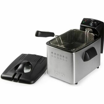 Frituurpan DOMO DO465FR 4 L 3000 W Zilverkleurig Staal 1