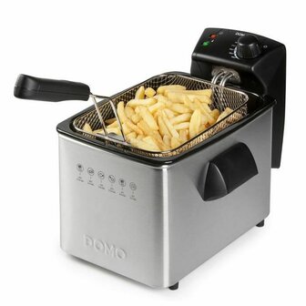 Frituurpan DOMO DO465FR 4 L 3000 W Zilverkleurig Staal 3