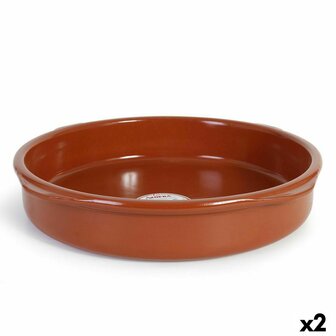 Sauspan Azofra Aardewerk 43 x 43 x 7,5 cm (2 Stuks) 1