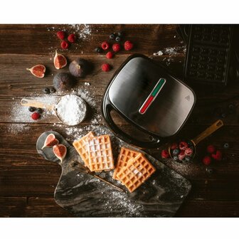 Tosti-ijzer Adler CR 3057 Zwart Zilverkleurig 1200 W 3