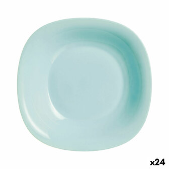 Diep bord Luminarc Carine Turquesa Turkoois Glas &Oslash; 21 cm (24 Stuks) 1