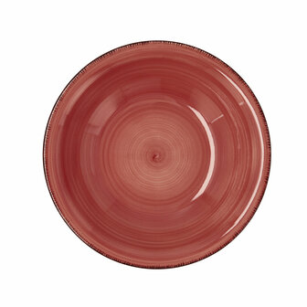 Diep bord Quid Vita Keramisch Rood (&oslash; 21,5 cm) (12 Stuks) 2