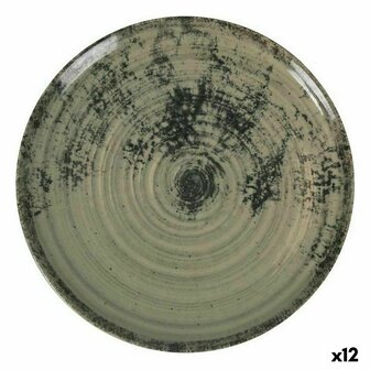 Dinerbord La Mediterr&aacute;nea Aspe Groen &Oslash; 26 x 2,5 cm (12 Stuks) 1