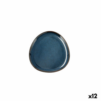 Dinerbord Bidasoa Ikonic Blauw Keramisch 11 x 11 cm (12 Stuks) (Pack 12x) 2