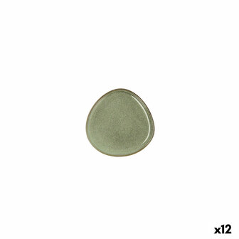 Dinerbord Bidasoa Ikonic Groen Keramisch 11 x 11 cm (12 Stuks) (Pack 12x) 2
