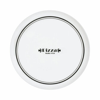 Pizzabord Luminarc Firend&amp;apos;s Time Bistro Wit Zwart Glas &Oslash; 32 cm (12 Stuks) 3