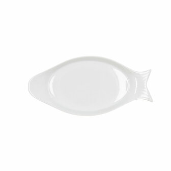 Serveerschaal Quid Gastro Keramisch Wit (32.5 x 15,5 x 2,5 cm) (Pack 6x) 1
