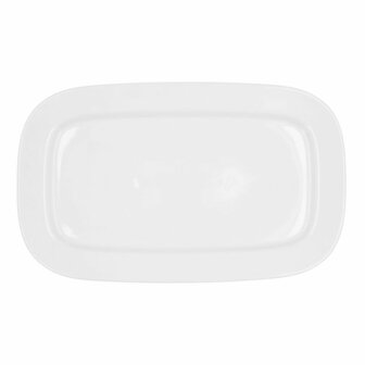 Serveerschaal Bidasoa Glacial Wit Keramisch 36 x 21 cm (3 Stuks) (Pack 3x) 3