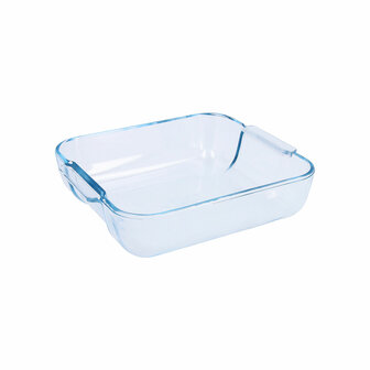 Serveerschaal Pyrex Classic Vierkant Transparant Glas 25 x 22 x 6 cm (6 Stuks) 3