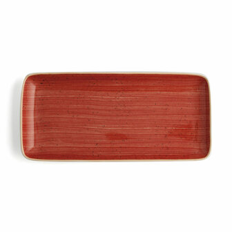 Serveerschaal Ariane Terra Rechthoekig Keramisch Rood (36 x 16,5 cm) (6 Stuks) 3