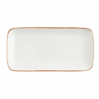 Serveerschaal Ariane Terra Rechthoekig Keramisch Beige (28 x 14 cm) (6 Stuks) 4