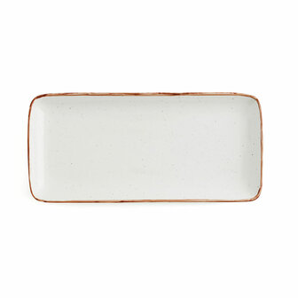 Serveerschaal Ariane Terra Rechthoekig Keramisch Beige (36 x 16,5 cm) (6 Stuks) 3