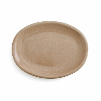 Serveerschaal Anaflor Vulcano Beige Keramisch 33 x 25 cm (9 Stuks) 2