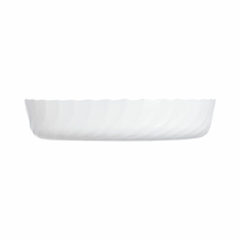 Serveerschaal Luminarc Trianon Ovalen Wit Glas 31 x 24 cm (6 Stuks) 2