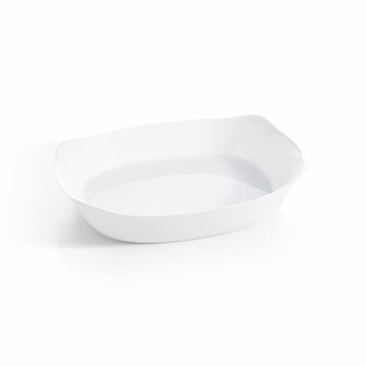 Serveerschaal Luminarc Smart Cuisine Rechthoekig Wit Glas 38 x 27 cm (6 Stuks) 2