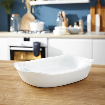 Serveerschaal Luminarc Smart Cuisine Rechthoekig Wit Glas 38 x 27 cm (6 Stuks) 4