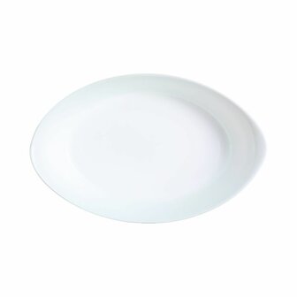 Serveerschaal Luminarc Smart Cuisine Ovalen Wit Glas 21 x 13 cm (6 Stuks) 2
