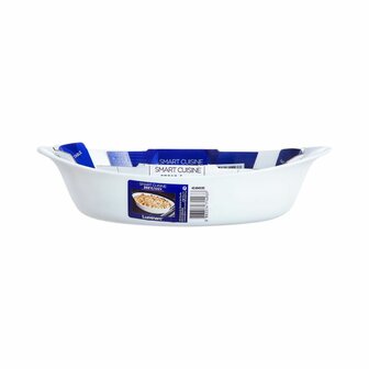 Serveerschaal Luminarc Smart Cuisine Ovalen Wit Glas 21 x 13 cm (6 Stuks) 4