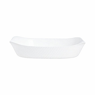 Serveerschaal Luminarc Smart Cuisine Wit Glas 34 x 25 cm (6 Stuks) 5