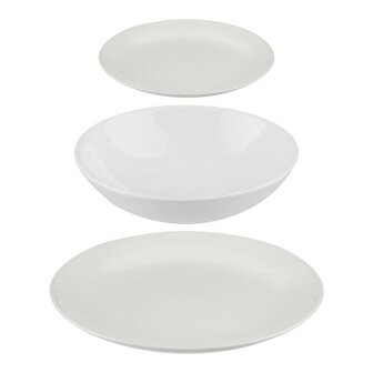 Serviesset Secret de Gourmet Wit Keramisch 18 Onderdelen 1
