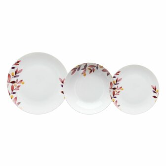 Serviesset 18 Onderdelen Lakens Porselein 1 cm 1