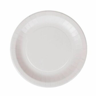 Bordenset Algon Wegwerp Wit Karton 28 cm (36 Stuks) 2