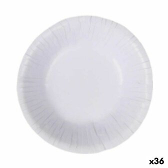 Bordenset Algon Wegwerp Wit Karton 450 ml (36 Stuks) 1