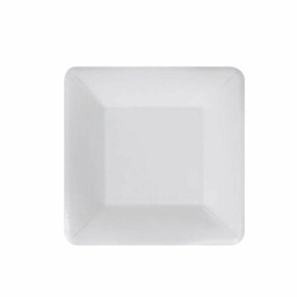 Bordenset Algon Wegwerp Wit Karton 18 cm (36 Stuks) 2