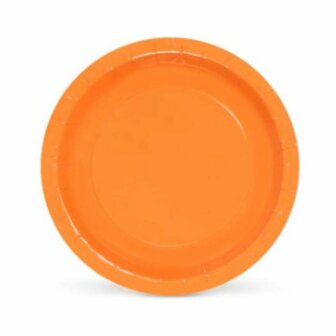 Bordenset Algon Wegwerp Karton Oranje (36 Stuks) 2