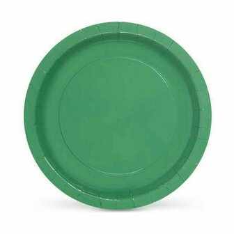 Bordenset Algon Wegwerp Karton Groen 10 Onderdelen 20 x 20 x 1,5 cm (36 Stuks) 2