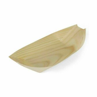 Kommenset Algon Wegwerp Hout 4 Onderdelen 23 cm (24 Stuks) 2