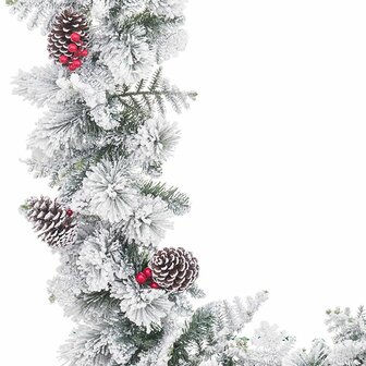 Kerstkrans Wit Multicolour Polyethyleen Ananas 270 cm 2